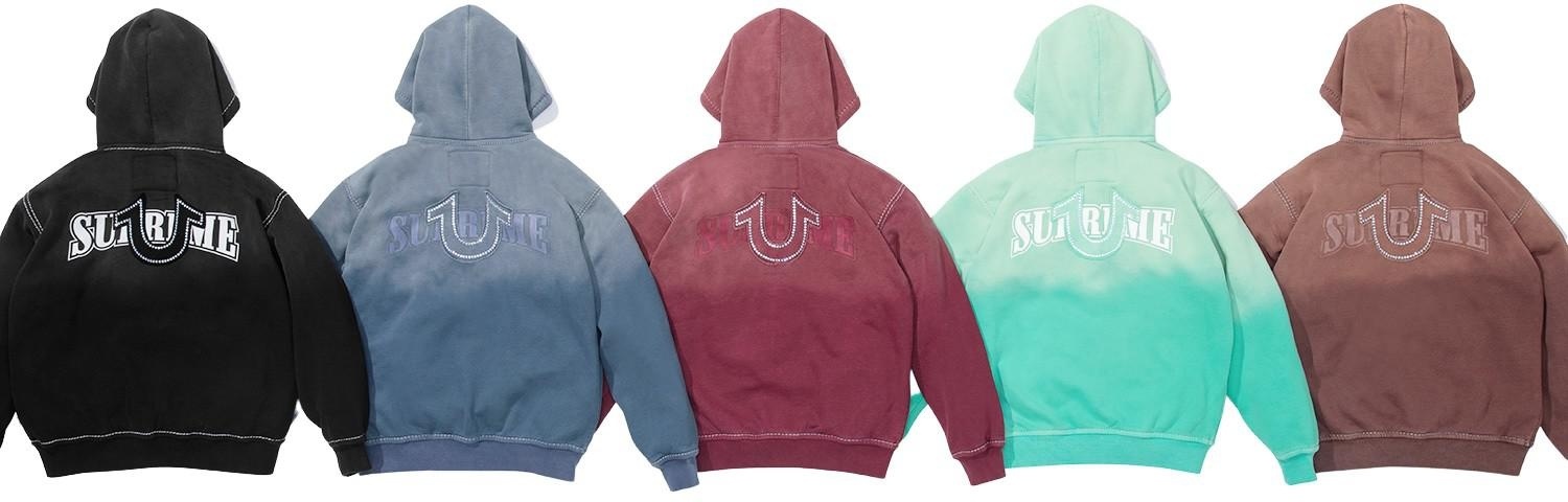 Supreme®/True Religion® Zip Up Hooded Sweatshirt view 12